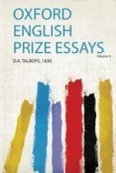 Oxford English Prize Essays Paperback