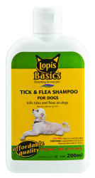 Basics Tick & Flea Shampoo For Dogs 200ML
