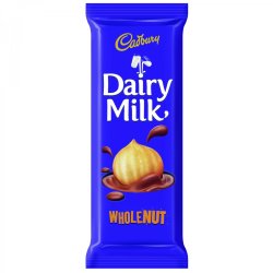 CADBURY Dairy Milk Whole Nut Chocolate Slab 80G