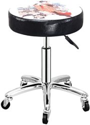 Yangya Bar Lift Rotate High Stools Chair Beauty Salon Hairdressing Manicure Lifting Chairs Stools Adjustable Height 360 Rotating Chairs Ergonomic Stools-b