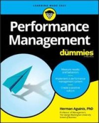 Performance Management For Dummies Paperback