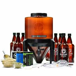 Brewdemon Craft Beer Brewing Kit Pro With Bottles - Conical Fermenter Eliminates Sediment And Makes Great Tasting Home Made Beer