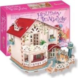CubicFun Cubic Fun Holiday Bungalow Dollhouse - 114 Piece
