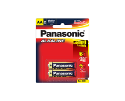Panasonic Alkaline Aa Battery -2 Pack