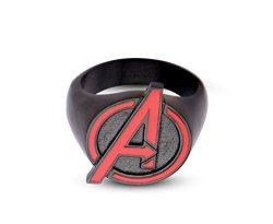 Marvel Avengers Age Of Ultron Avengers Logo Stainless Steel Ring Size 10