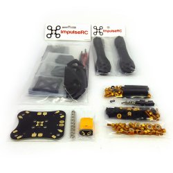 ImpulseRC 5" Alien Frame Kit - Real Butter Gold Hardware + Black Pdb