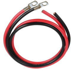 The Sun Pays Battery Cable - 2M With Lugs On One End - 25MM2 Battery Cable - 2M With Lugs On One End