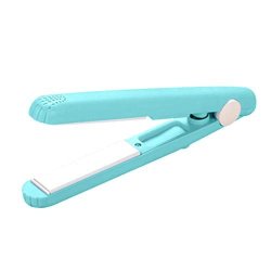 Flat Iron For Hair - Professional Steam Styler Heating Flat LED Hair Straightener And Curler For All Hair Types 2 In 1 Straightens &