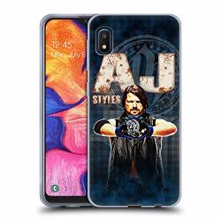 Official Wwe Aj Styles Superstars Soft Gel Case Compatible For Samsung Galaxy A10E 2019