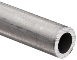 Aluminum 6061-T6 Pipe Schedule 80 1-1 2 Nominal 1-1 2 Id 1.9 Od 0.2 Wall 60 Length