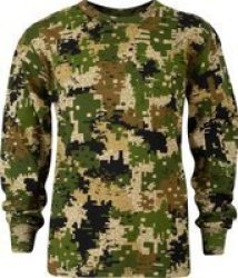 Sniper Africa Kids Pixelate Long Sleeve T-Shirt