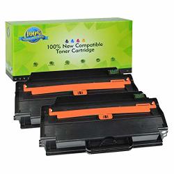 NineLeaf Tech Nineleaf Compatible Toner Cartridge Replacement For Samsung MLT-D103L MLTD103L D103L ML-2950ND ML-2955DW ML-2955ND SCX-4729FD SCX-4729FW Printer Black 2 Pack