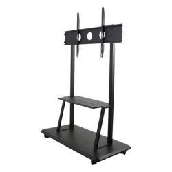 32"-70" Adjustable Mobile Floor Tv Mount Stand Trolley With Wheels