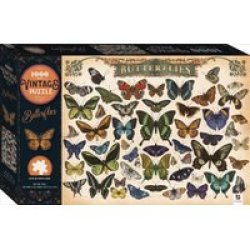 1000 Piece Vintage Puzzle: Butterflies