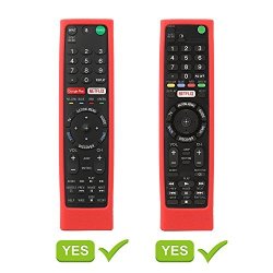 Sony Smart Tv Remote Case Sikai Shockproof Silicone Case For Sony RMT-TX100U RMT-TX200U RMT-TX102U RMF-TX200U Android Tv Voice Netflix Remote Skin-friendly Washable With Lanyard