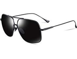 Attcl Men's HD Polarized Navigator Aviator Sunglasses For Men Driving Fishing Golf T005 Shuiyin