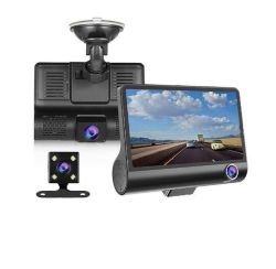 3 Camera In 1 Dashboard Camera With Keychain