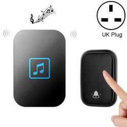 Cacazi FA86 Self-powered Smart Home Wireless Doorbell UK Plug Black