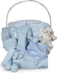 Bebedeparis Complete Serenity Baby Gift Basket Blue