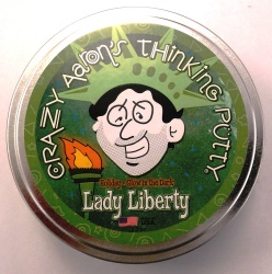 lady liberty thinking putty