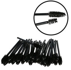 100 Pack Disposable Eyelash Mascara Brushes Wands Applicator Makeup Brush For Upper And Lower Lashes Or Brows