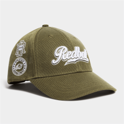 Unisex Embroidered Olive Structure Cap