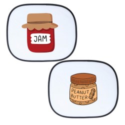 Car Sun Shades - Cartoon - Peanut Butter + Jam