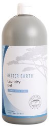 Better Earth Laundry Gel - Scent Free - 1 Litre