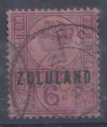 Zululand 1888 6d Fine Used.