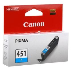 Canon CLI-451 Cyan Std Cartridge - 304 Pages @ 5%
