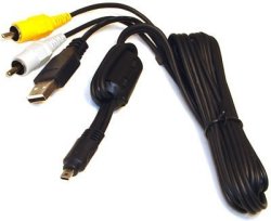USB Av Cable For Nikon Coolpix P100 L110 S3000 S80