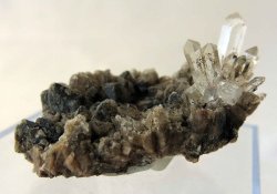 Quartz On Calcite Cluster Goboboseb Mnt Namibia
