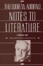 Notes to Literature, Volume 1