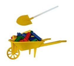 Wheelbarrow Set For Kids - Yellow