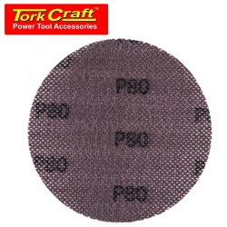 Craft Dura Mesh Abr.disc 150MM Velcro 80GRIT Bulk For Sander Polisher