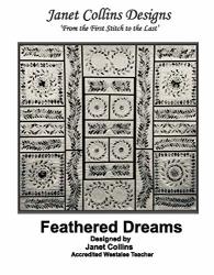 Westalee Design Feathered Dreams Pattern Instructional Book - By Janet Collins