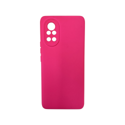 Liquid Silicone Cover For Huawei Nova 9 With Camera Cut-out Case - Hot Pink