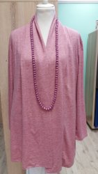 Bozz Long Sleeve Cardigan Bz2353 1 Pink - 2xlarge