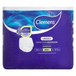 Clemens Unisex Pull Ups Large 14 Pack