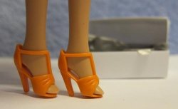 Orange Sandals For Barbie