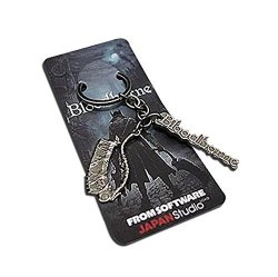 Bloodborne Dark Grey Alloy Pendant Keychain Cosplay Accessory