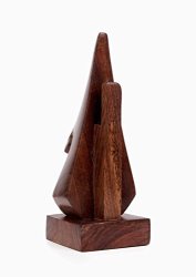 Thanks Giving Gift For Your Loved Ones Classic Hand Carved Rosewood Nose Shaped Eyeglass Spectacle Holder Stand