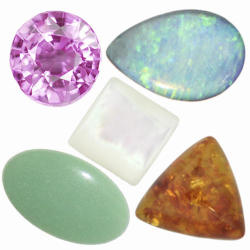 Collectors Dream 5 Different Gemstones All 100% Natural 1.52cts In Total