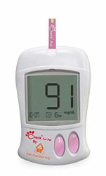 Pet Control Hq Veterinary Blood Glucose Monitor Meter Starter Kit For Dog Cat Diabetes Testing Tools - Calibrated For Pets Dogs Cats 50