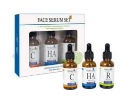 Vitamin C Retinol And Hyaluronic Acid Serum Set Complete Skincare Solution