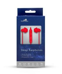 Hibermate Sound Isolating Stereo Sleep Ear Buds Red - Comes With 3 Interchangeable Tips For Any Ear Size. Use For Sleep