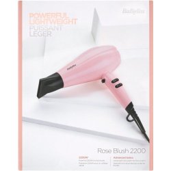 BaByliss Dc Hairdryer 2200W Rose Blush