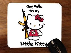 Hello Kitty Say Hello AK47 Desktop Mouse Pad
