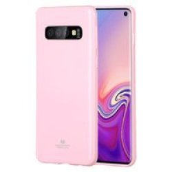 Goospery Jelly Cover Galaxy S10 Baby Pink
