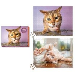Cats On Catnip 2-IN-1 Double-sided 1 000-PIECE Puzzle